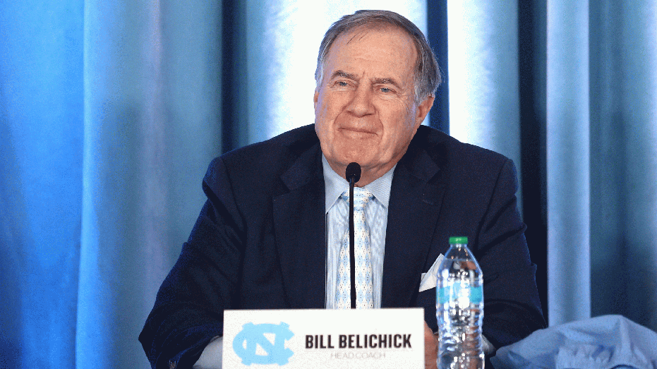 CHAPEL HILL, NORTH CAROLINA - DECEMBER 12: Head Coach Bill Belichick of the North Carolina Tar Heels speaks to the media during a press conference on December 12, 2024 in Chapel Hill, North Carolina. (Photo by Jared C. Tilton/Getty Images)