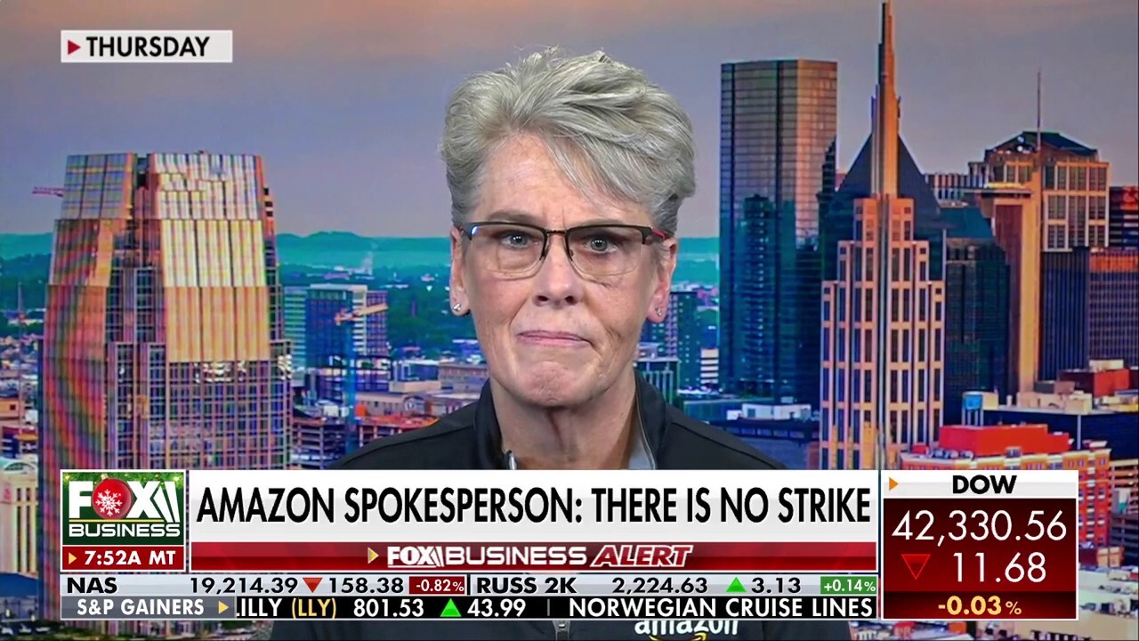 Amazon spokesperson says there is no strike: A 'protest' manufactured by Teamsters