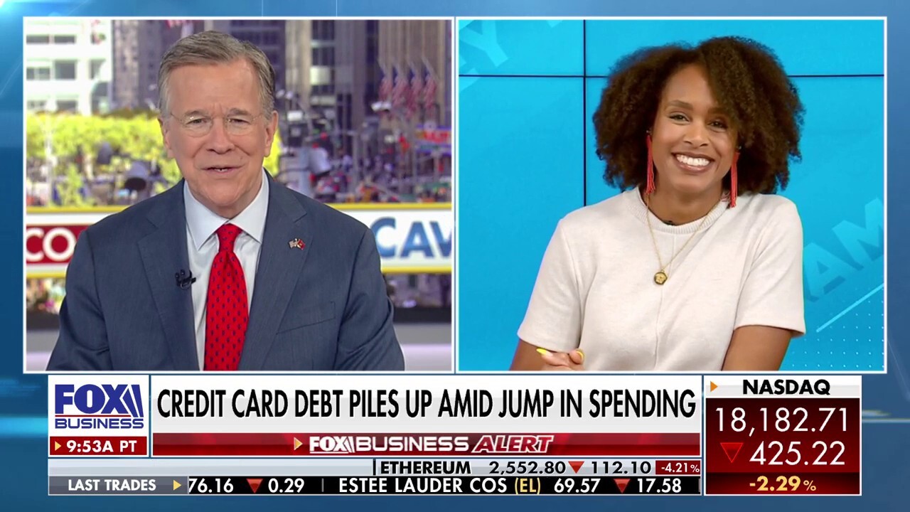 Ramsey Solutions personality Jade Warshaw breaks down the latest economic data that shows consumer credit card debt is piling up amid a jump in spending. 