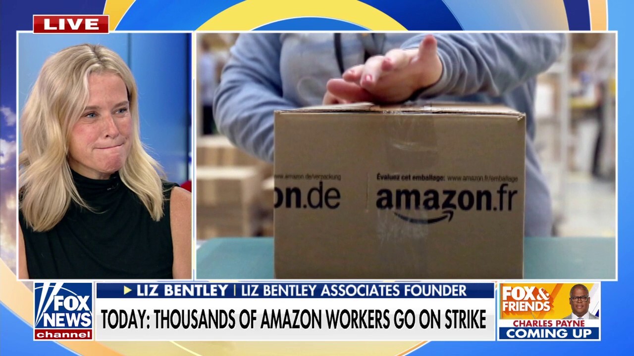 Liz Bentley Associates President Liz Bentley joined 'FOX & Friends First' to discuss her reaction to the strikes, how it could impact holiday deliveries and how Walmart is fighting back against theft. 