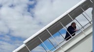 Trump boards plane to SpaceX headquarters